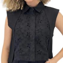 Camisa pacific blue cropped feminino ref: pac023631039 Camisa pacific blue cropped feminino ref: pac023631039