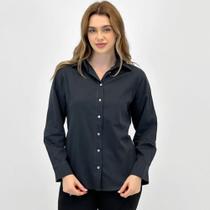 Camisa Pacific blue Manga longa Básica Feminina Camisa Pacific blue Manga longa Básica Feminina