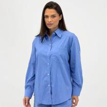 Camisa Pacific Blue Manga Longa Feminina Camisa Pacific Blue Manga Longa Feminina