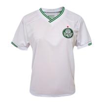 Camisa Palmeiras Baby Look Score III Branca Betel - Feminina