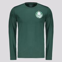 Camisa Palmeiras Brave II UV Manga Longa Infantil Verde