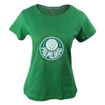 Camisa Palmeiras Feminina Escudo - Sociedade Esportiva Palmeiras