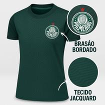 Camisa Palmeiras Feminina Home OU 1914 Verdao Campeão Dryfit Futebol Presente Manto Time Líder Torcedor