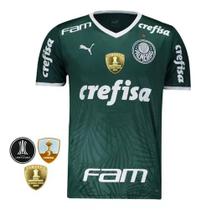 Camisa Palmeiras Oficial - Oficial Patch Libertadores + Patrocínios - Pu