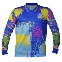 Camisa Palmeiras Polo Retrô 1993 Goleiro Manga Longa - Masculino