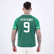 Camisa Palmeiras Verdão Vitor Roque 9 Escudo Verde Camisa Palmeiras Verdão Vitor Roque 9 Escudo Verde