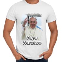 Camisa Papa Francisco Religiosa Igreja Fé