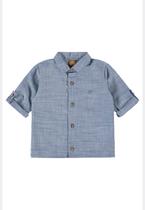 Camisa para Bebê Menino em Tecido Voil Up Baby