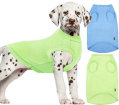 Camisa para cães SyChien Lightweight Summer sem mangas, pacote com 2 M
