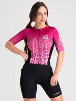 Camisa Para Ciclismo Feminina Infinity Dark Pink Savancini (3306)