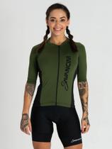 Camisa Para Ciclismo Feminina Verde Militar Savancini Fun (1306) Camisa Para Ciclismo Feminina Verde Militar Savancini Fun (1306)
