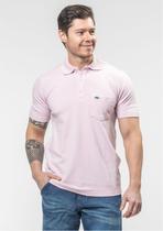 Camisa Pau a Pique Polo Rosa