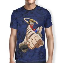 Camisa Personagens One Piece Moda Geek Roronoa Zoro Top Full