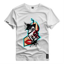 Camisa Personalizada Cara e Boca Black Camiseta Reforçada 100% Algodao