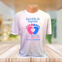 Camisa Personalizada chá de revelação Eu sei o segredo