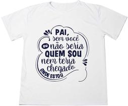 Camisa Personalizada Dia dos Pais Estampada Adulto Ótimo acabamento e Durabilidade Camisa Personalizada Dia dos Pais Estampada Adulto Ótimo acabamento e Durabilidade