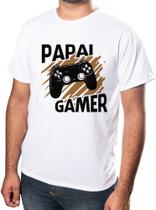Camisa Personalizada Dia dos Pais Papai Gamer Estampada Adulto Ótimo acabamento e Durabilidade Camisa Personalizada Dia dos Pais Papai Gamer Estampada Adulto Ótimo acabamento e Durabilidade