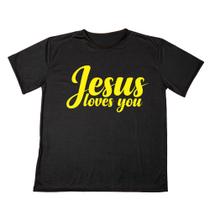 Camisa Personalizada Frase Jesus Love Unissex l Ótimo Acabamento Anti-pilling 100% Poliéster