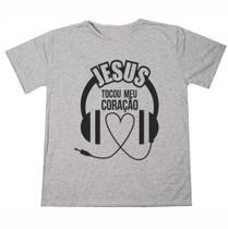 Camisa Personalizada Jesus Coração Evangelico Igreja Plus size