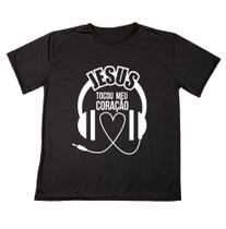 Camisa Personalizada Jesus Coração Evangelico Igreja Plus size
