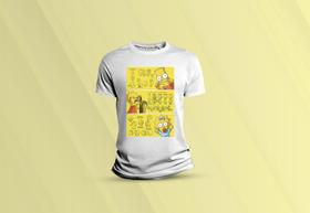Camisa personalizada P ao G1 The Simpsons