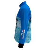 Camisa Pesca Combat S 23 Robalo Dry Manga Longa UV Faca na Rede