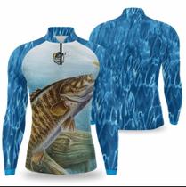 Camisa Pesca Infantil Menino Menina Manga Longa Proteção Solar UV Camiseta de Pescaria - Efect