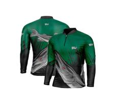 Camisa Pesca Proteção Uv50 Mar Negro Premium - Pintado - Tam P