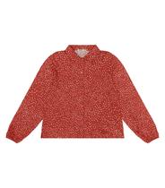 Camisa Plus Size Manga Longa Secret Glam Vermelho