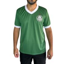 Camisa PLUS SIZE Palmeiras Line Gola V Masculina Verde -