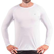 Camisa Poker Fator de Proteção UV 50+ Masculina - Branco