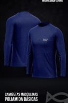 Camisa Poliamida Pesca Marinho - M Camisa Poliamida Pesca Marinho - M