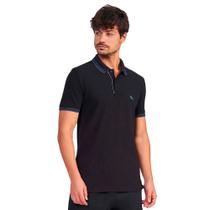 Camisa Polo Acostamento Lines VE24 Preto Masculino