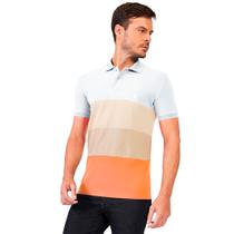 Camisa Polo Acostamento Multicolor VE24 Branco Masculino