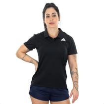 Camisa Polo Adidas Tênis Club Preto - Feminina