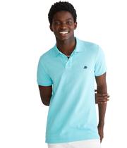 Camisa polo AEROPOSTALE Aero A87 Solid Pique Blue S para homens