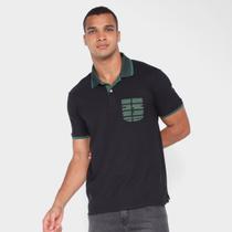 Camisa Polo Aleatory Estampa Bolso Masculino