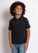 Camisa Polo Aleatory Infantil Mini Print Playday