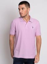 Camisa Polo Aleatory Piquet Light Lilás
