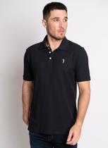 Camisa Polo Aleatory Piquet Light Preto