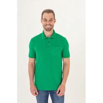 Camisa Polo Algodão Básica Verde
