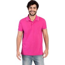 Camisa Polo Aramis 3 Listras AV23 Rosa Masculino