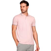 Camisa Polo Aramis 4 Frisos Ve25 Rosa Masculino