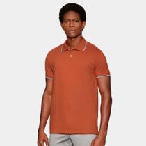 Camisa Polo Aramis Basic 4 Frisos In26 Laranja Masculino