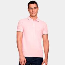 Camisa Polo Aramis Basic 4 Frisos Pr26 Rosa Masculino