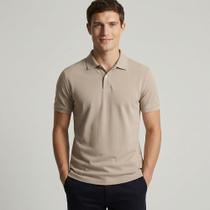 Camisa Polo Aramis Basic Piquet In26 Bege Masculino Camisa Polo Aramis Basic Piquet In26 Bege Masculino