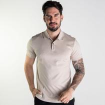 Camisa Polo Aramis Interlock Algodão Pima Bege