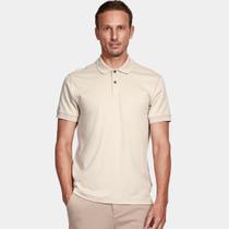 Camisa Polo Aramis Pima Interlock Ve25 Bege Masculino