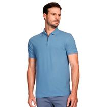 Camisa Polo Aramis Piquet Zip Ve25 Azul Indigo Masculino