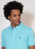 Camisa Polo Azul Claro Lisa Aleatory Camisa Polo Azul Claro Lisa Aleatory